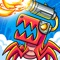 Velocispider is a retro action arcade game where you take control of a robot that is half spider, half velociraptor, but all explosive attitude