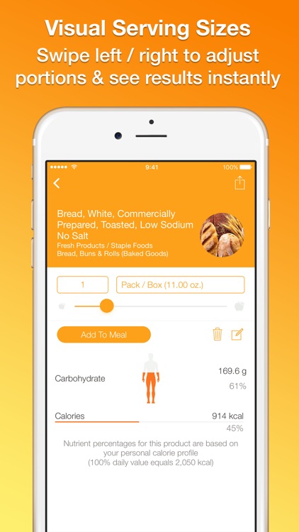Low-Carb Diet & Carbohydrate Nutrition Assistant - Life without bread screenshot-3