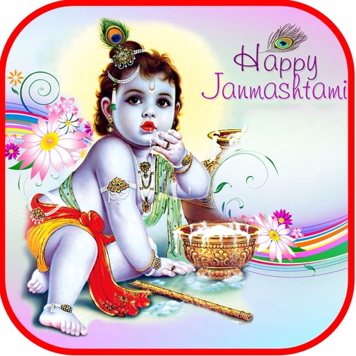 Janmastami Greetings - Nand Gher Anand Bhayo iOS App