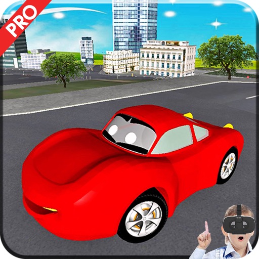 VR Crazy Kids Car Driving Pro Icon