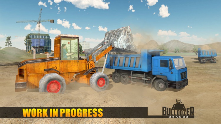 Bulldozer Drive 3D – In a Big Construction City