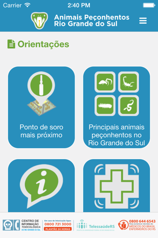 Animais Peçonhentos Rio Grande do Sul screenshot 2