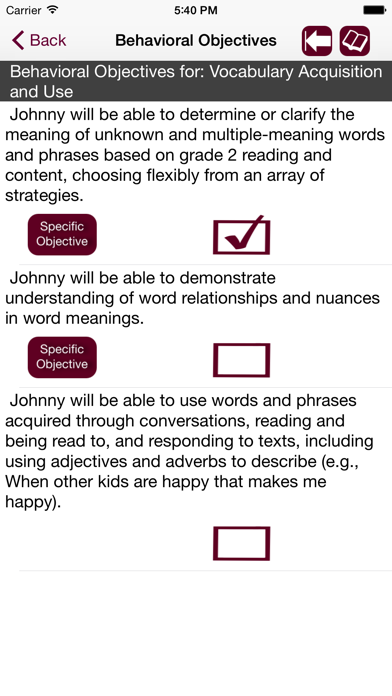 How to cancel & delete IEP Goals & Objectives with Common Core Standards from iphone & ipad 3