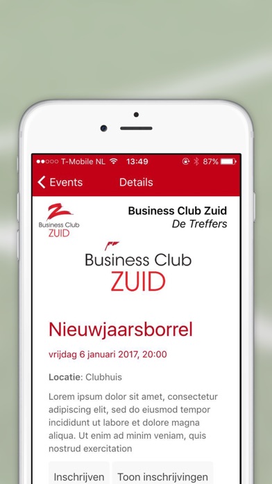 Business Club Zuid screenshot 2