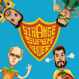 Strange Super Heroes Stickers