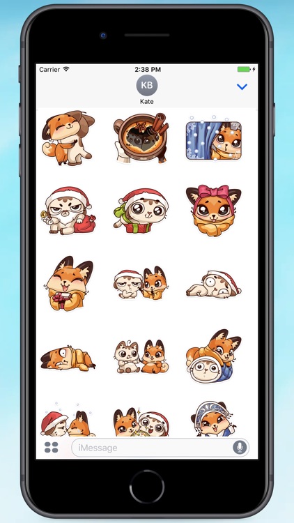 Kitty & Foxy! Stickers