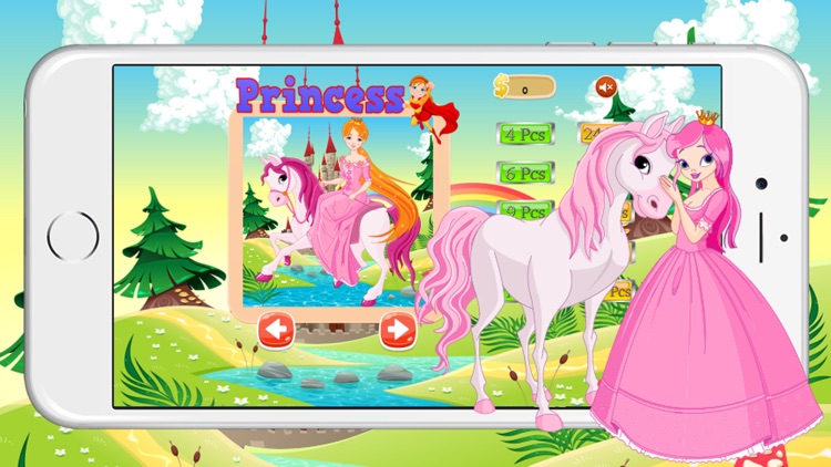 Princess & Unicorns for Kids : Cute Jigsaw Puzzles