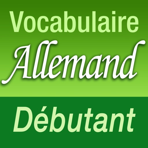 Vocabulaire allemand débutant iOS App