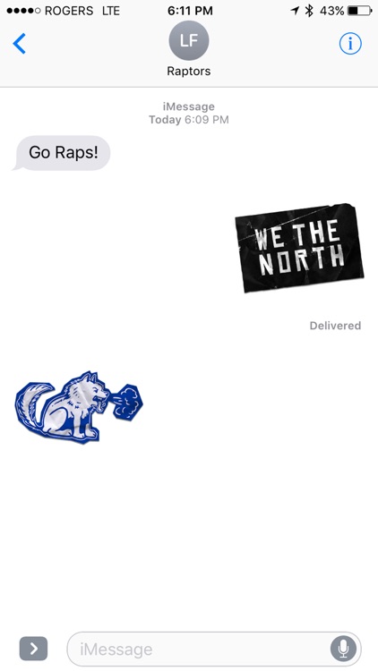 Toronto Raptors Sticker Pack