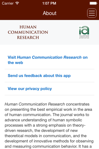 Human Communication Research screenshot 2