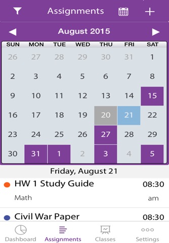 Homework Suite Student Planner & Syllabus Schedule screenshot 4