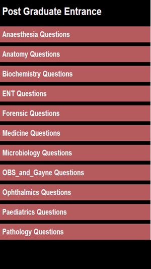 Post Graduate entrance test