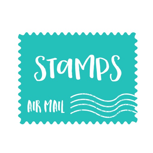 Postage Stamps for iMessage Stickers Icon
