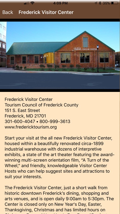 Frederick Walking Tour - EE screenshot-3