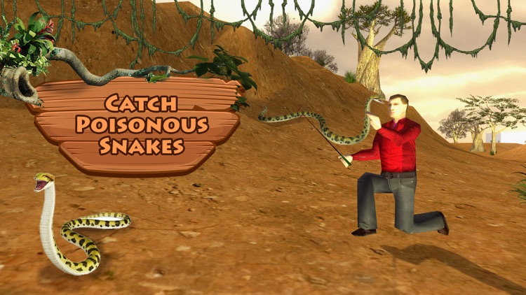 Snake Catcher Simulator & Wildlife Jeep Drive Game screenshot-3