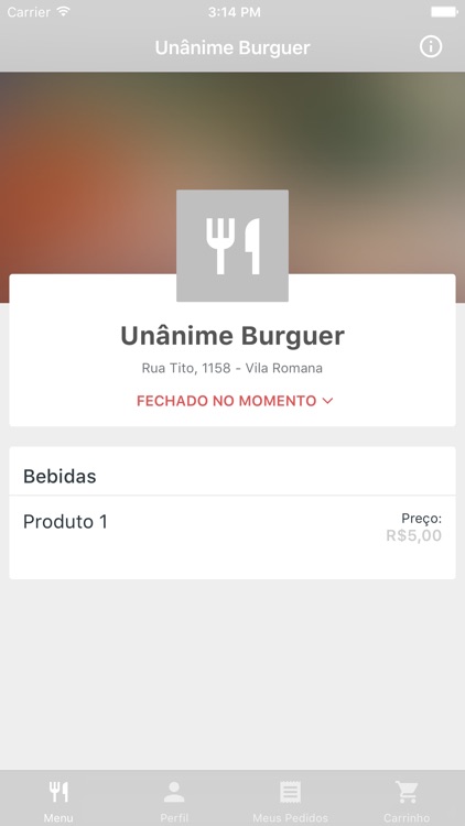 Unânime Burguer Delivery