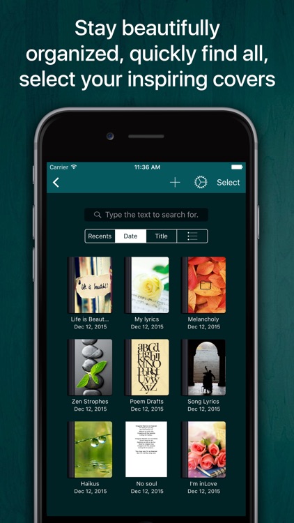 Verse - Write Poems, Song Lyrics and Compositions screenshot-3