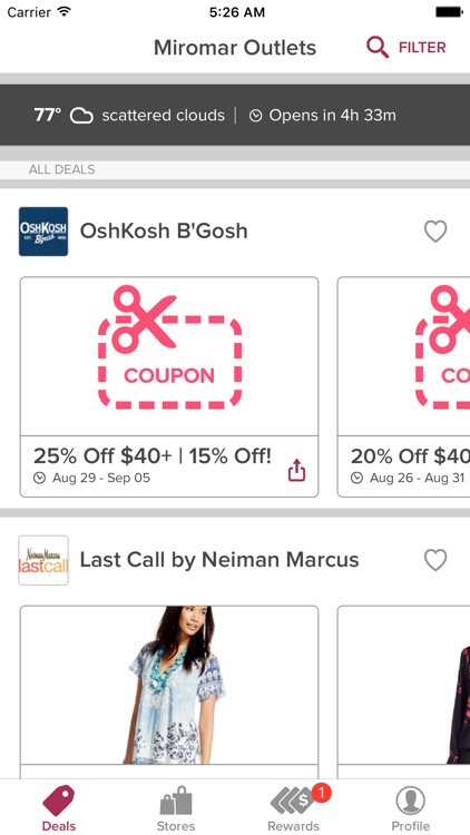 Miromar Outlets, powered by Malltip