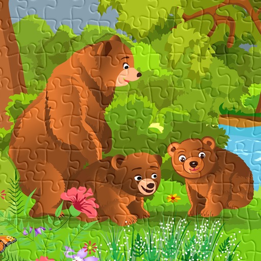 Animal Jigsaw Puzzles Game for Kids HD Free Icon