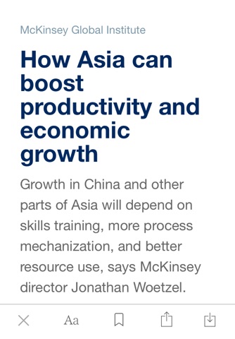 McKinsey Insights screenshot 4
