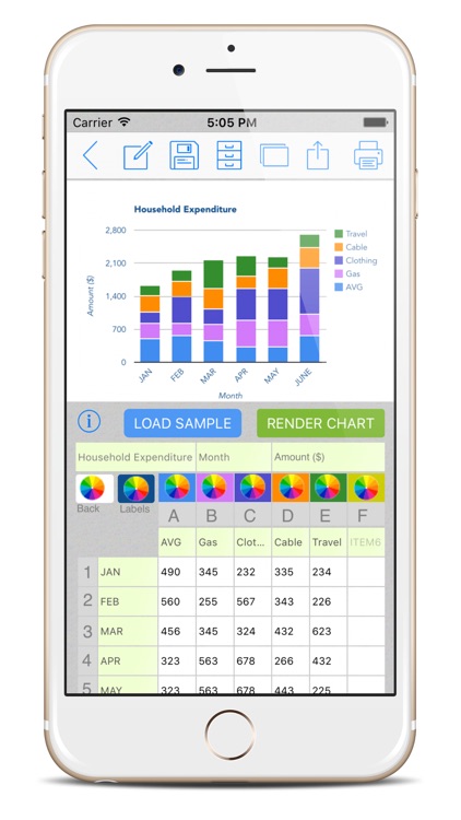 Chart Maker Pro App