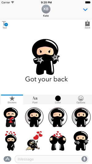 Ninja - MYOSE - Make Your Own Sticker Emoji(圖3)-速報App