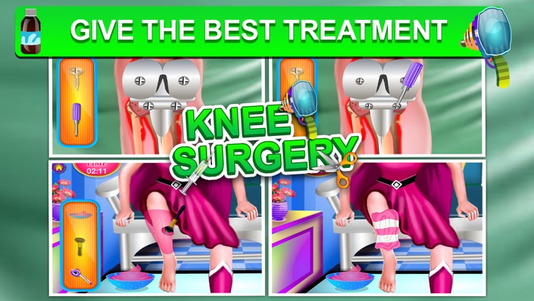 Super Girl Knee Surgery Simulator Free Game