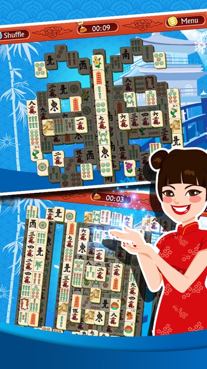 Mahjong The Forbidden Towers - Shanghai Master Deluxe Pro screenshot-3