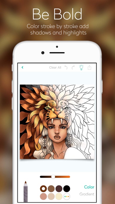 How to cancel & delete Chroma - Adult Coloring Book from iphone & ipad 1