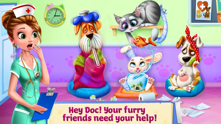 Doctor Fluff Pet Vet - Animal ER simulator