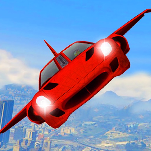 Futuristic Flying Car Racing Ultimate Drive icon