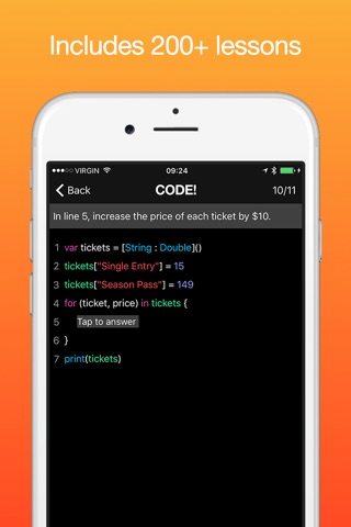 Code! Learn Swift Version screenshot 4