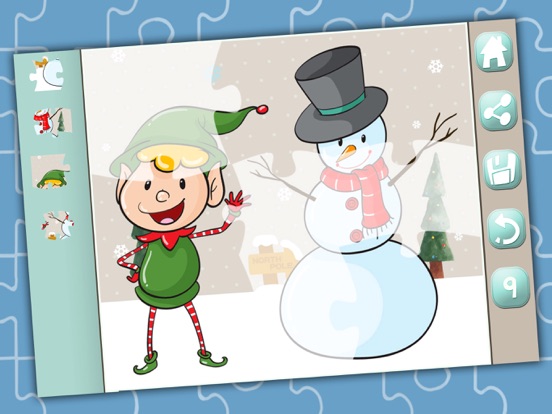 Christmas Magic Slide Puzzle & Jigsaw Game 2016 screenshot 4