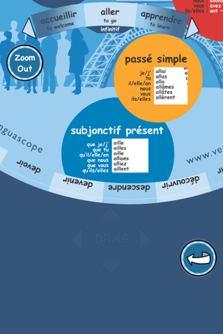 Verb Wheel French screenshot 2