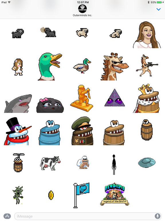 Screenshot #5 pour PewDiePie: Legend of the Brofist Stickers