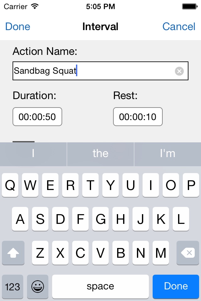 Flexible Interval Timer for Training & Workouts screenshot 4