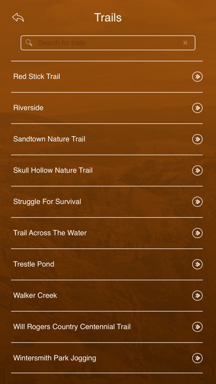 Oklahoma Trails