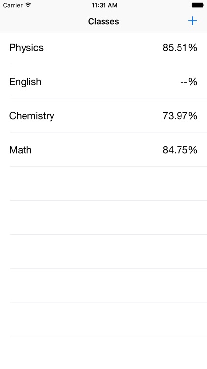 Grades Tracker/Calculator