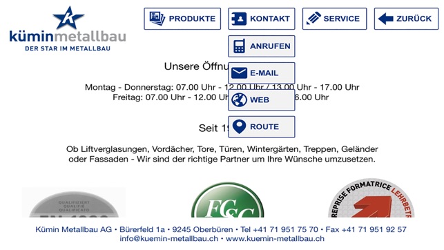 Kümin Metallbau AG(圖2)-速報App