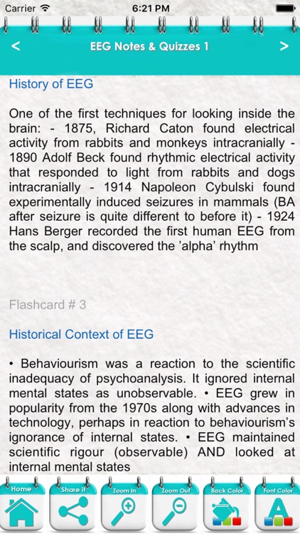 Electroencephalogram EEG 5400 Exam Notes & Quiz