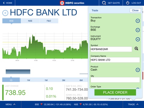 HDFC securities screenshot 3