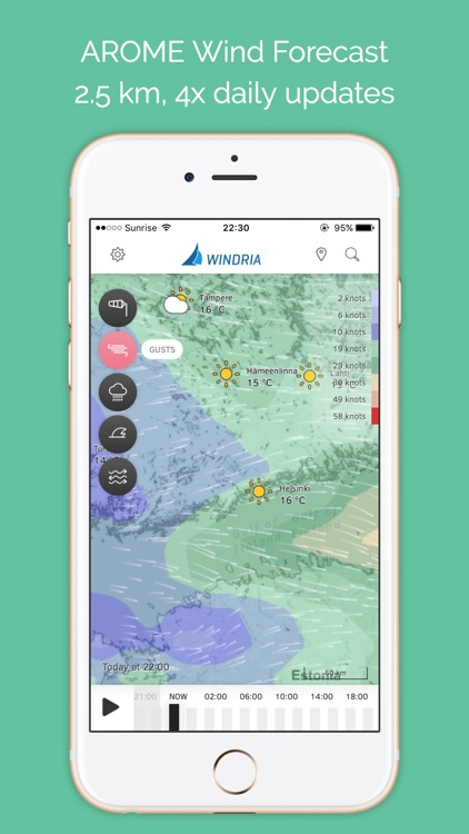 Windria - Finland (High-res marine forecast)