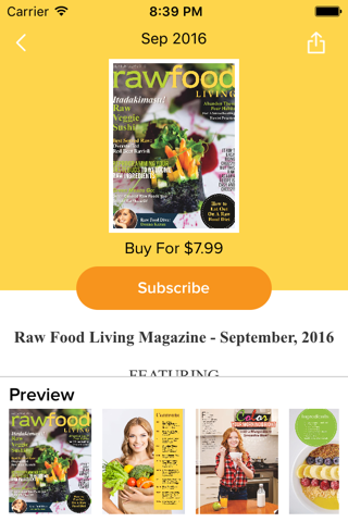 Raw Food Living Magazine screenshot 3