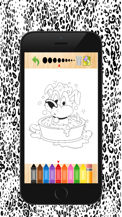 How to cancel & delete dog daily shows coloring book from iphone & ipad 4