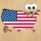 Wood Puzzle USA Map