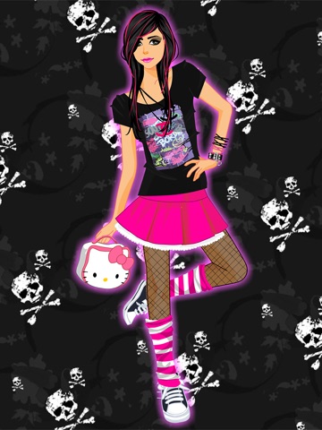 Emo Dress Up game на iPad