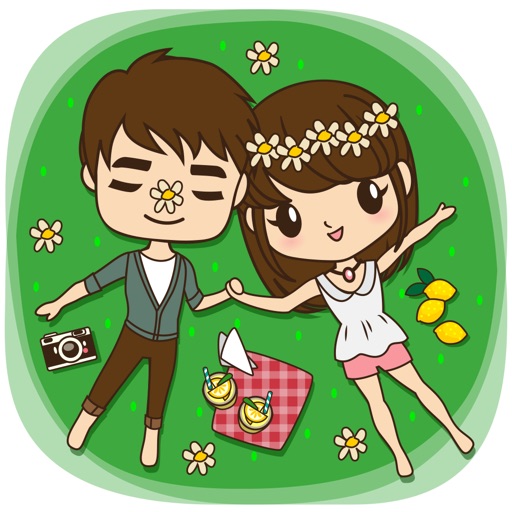 Sweet and Cute Couple icon