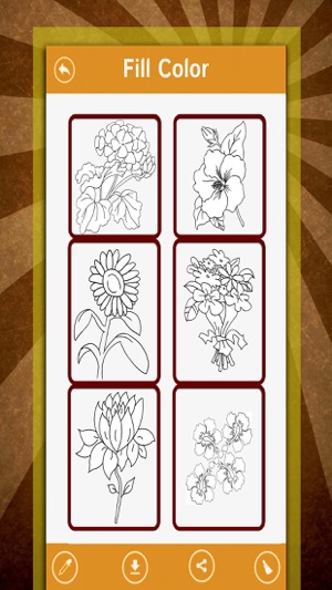 Beautiful Flower Color Book And Painting Pages(圖1)-速報App