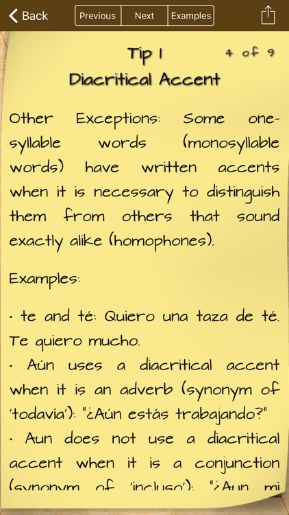 Spanish Spelling Tips