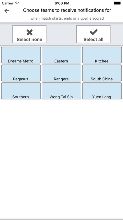 Scores for Hong Kong Premier League - Football Pro screenshot-3